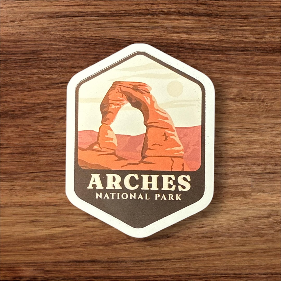 Arches National Park Vinyl Sticker - Etsy