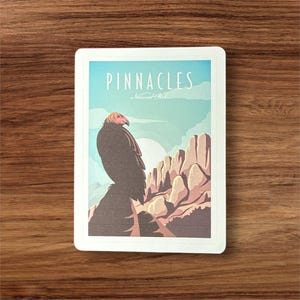 Sticker en vinyle Parc national des Pinnacles
