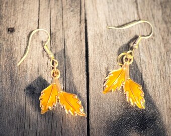 Herbst Herbst Blätter Drop baumeln Ohrringe