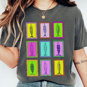Sardines Shirt, Coastal Aesthetics, Vintage Sardine Tin Shirt, Coastal Granddaughte, Tomato Girl Tshirt, Old Money Aesthetic, Downtown Girl