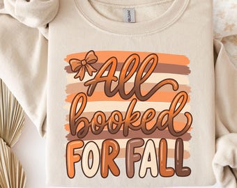 Fall Reading Sweatshirt, Book Lover Crewneck, Autumn Bookish Sweatshirt, Thanksgiving Reader Shirt, Library Teacher Gift, Bookworm Sweater