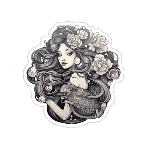 Cute, Cool, Mermaid Sticker