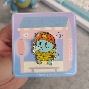 Firefighter Squirtle Enamel Pin