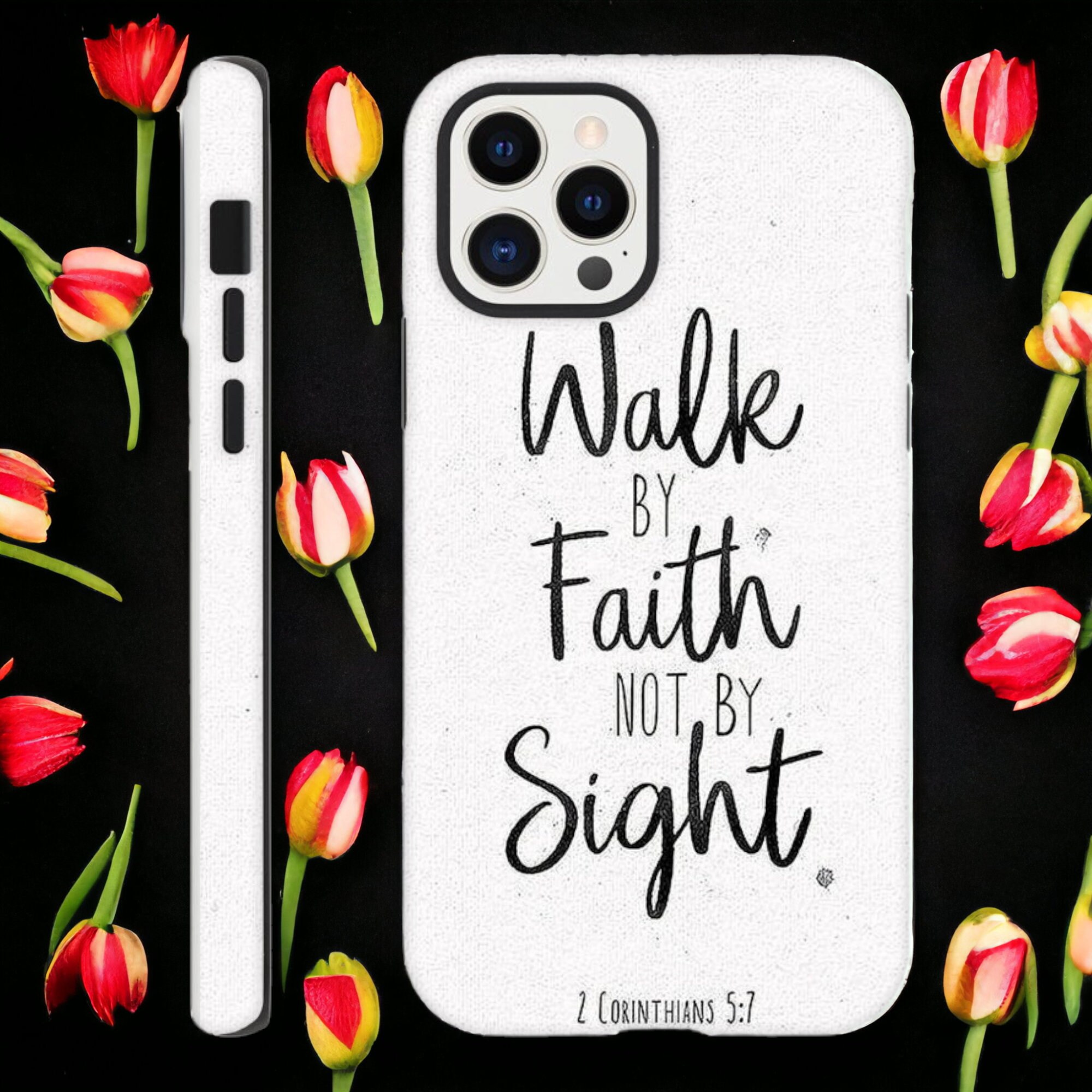 Christian Wallpaper Kit, Walk by Faith Phone Wallpaper, Blue iPhone  Wallpaper, iPad Wallpaper, Computer Wallpaper, 2 Corinthians Art 