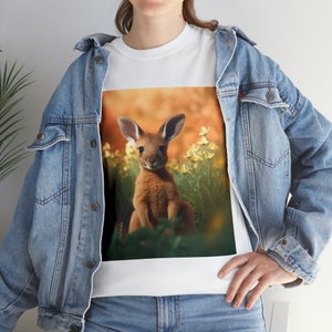 Cute Baby Kangaroo T Shirt - Cute Baby Animal T Shirt
