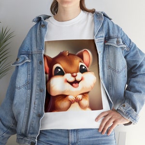 Cute Baby Chipmunk T Shirt - Cute Baby Animal T Shirt