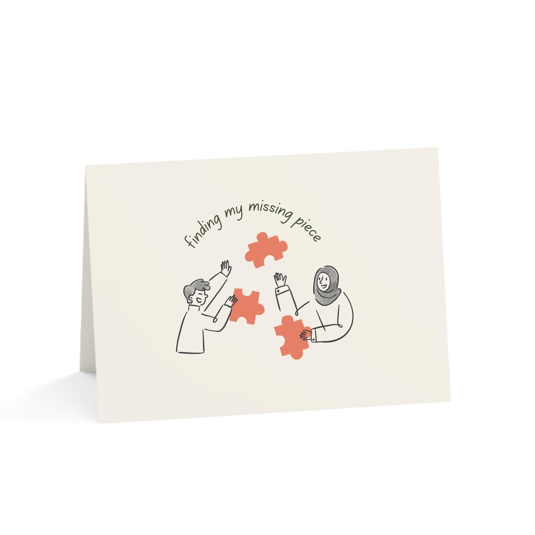 Finding Your Missing Piece Greeting Cards (1, 10, 30, and 50pcs) - Etsy