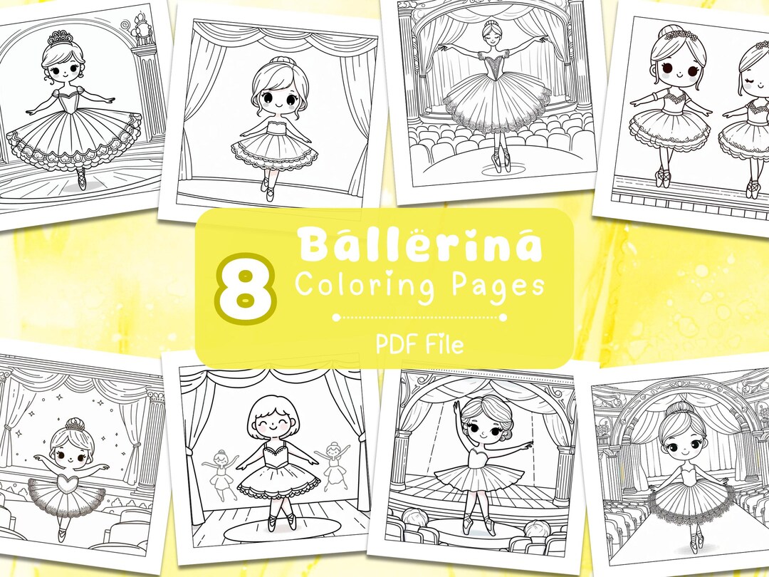 8 Ballerina Coloring Pages for Kids Ballerina Coloring Pages Kids