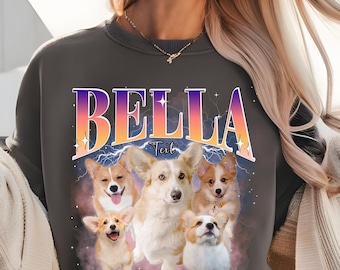 Custom Pet Photo T-Shirt: Vintage 90s Graphic, Personalized Dog Shirt