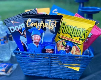 Personalized Chip Bags: Custom Party Favor Snacks