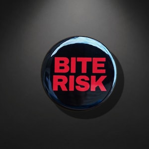Bite Risk Pin or Magnet