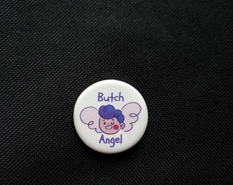 Butch Angel Pin or Magnet