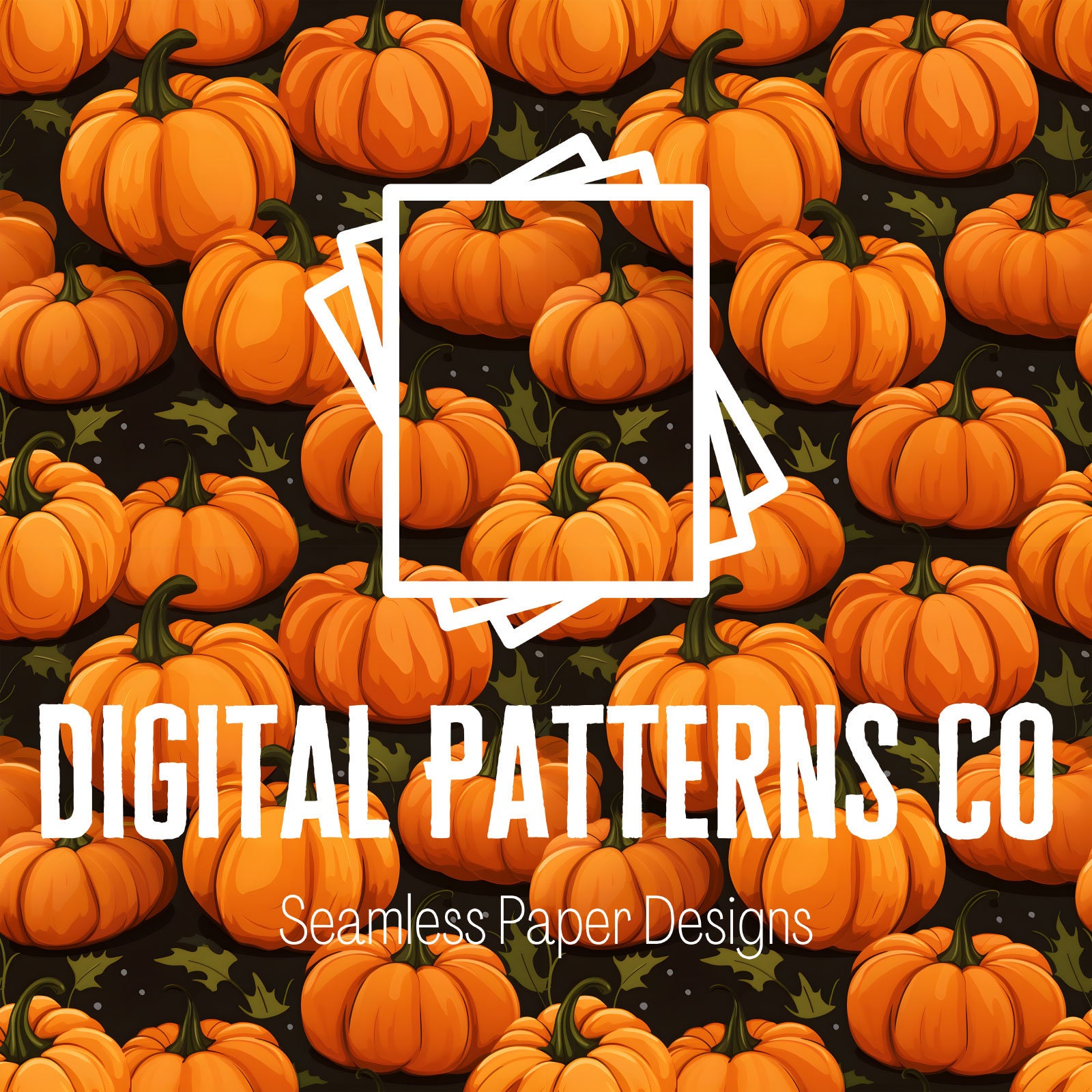 Pumpkins 20+ Digital Paper Bundle, Pumpkins Seamless Pattern, Pumpkin ...