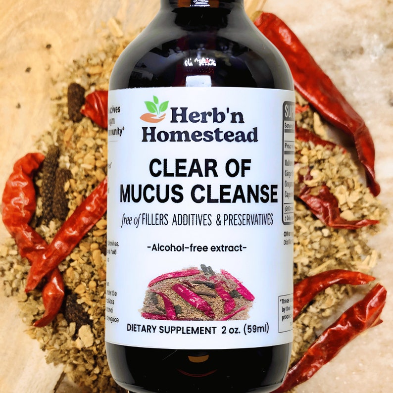 Mucus Cleanse Electric Alkaline Phlegm Buster Organic Herbal