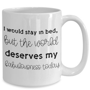Funny Coffee Mug: Sarcastic Cubicle Quotes, Motivational Gift