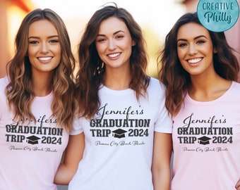 Personalized Graduation Shirt Custom Graduation Shirt Personalized Senior Shirt Custom Senior Shirt Class of 2026 Custom Senior Trip Shirt