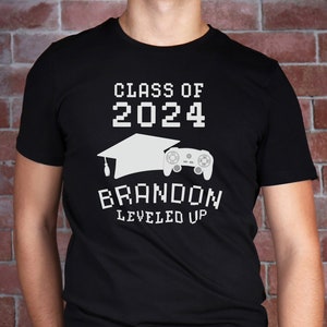 Personalized Graduation Shirt Custom Graduation Shirt Custom Senior Shirt Class of 2026 Senior 2026 Custom Gamer Shirt Twitch Senior