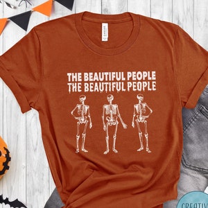 Marilyn Manson Fun Halloween Shirt Skeleton Shirt Funny Skeleton Shirt Spooky Shirt Whimsigoth Shirt Goth Shirt Spooky Season Trendy Horror