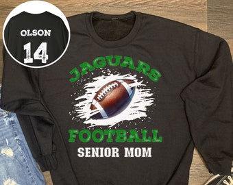 Personalized Football Sweatshirt Custom Football Sweatshirt Custom Sports Mom Sweatshirt Custom Team Sweatshirt Personalized Team Sweatshirt