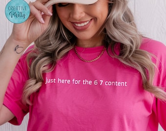 Trendy 6 7 Shirt 67 Meme Shirt Funny Shirt Six Seven Shirt Funny Teacher Shirt Teacher Gift