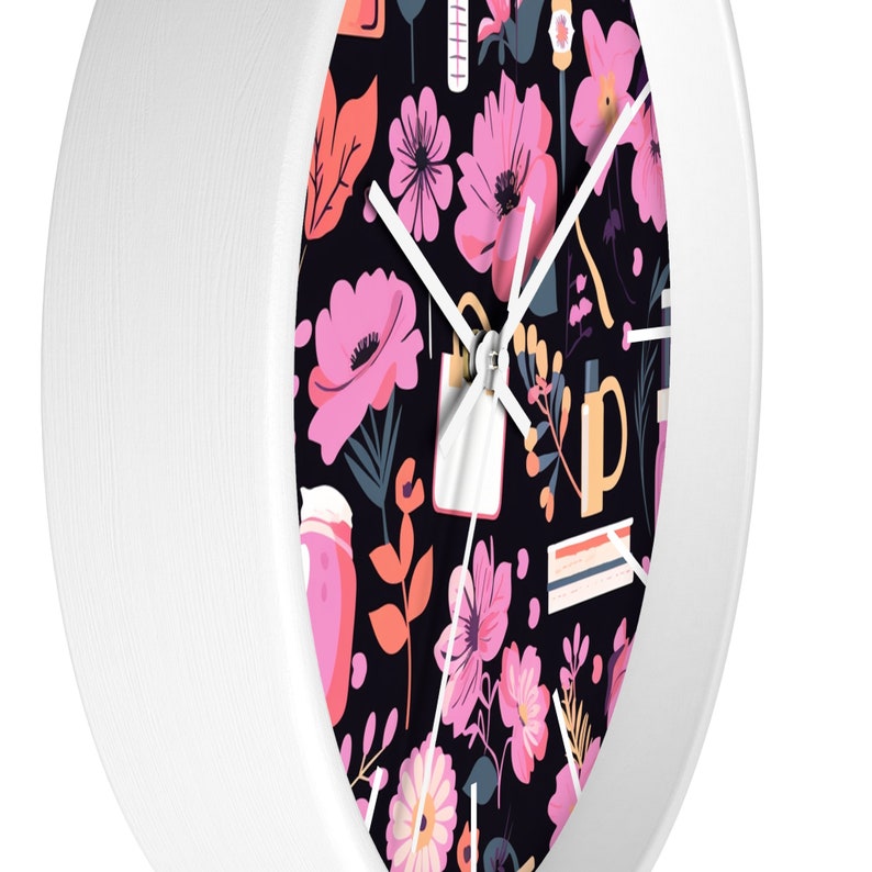 Girls Room Fashion Art Decor Stylish Chic Gift Idea Wall Clock - Etsy
