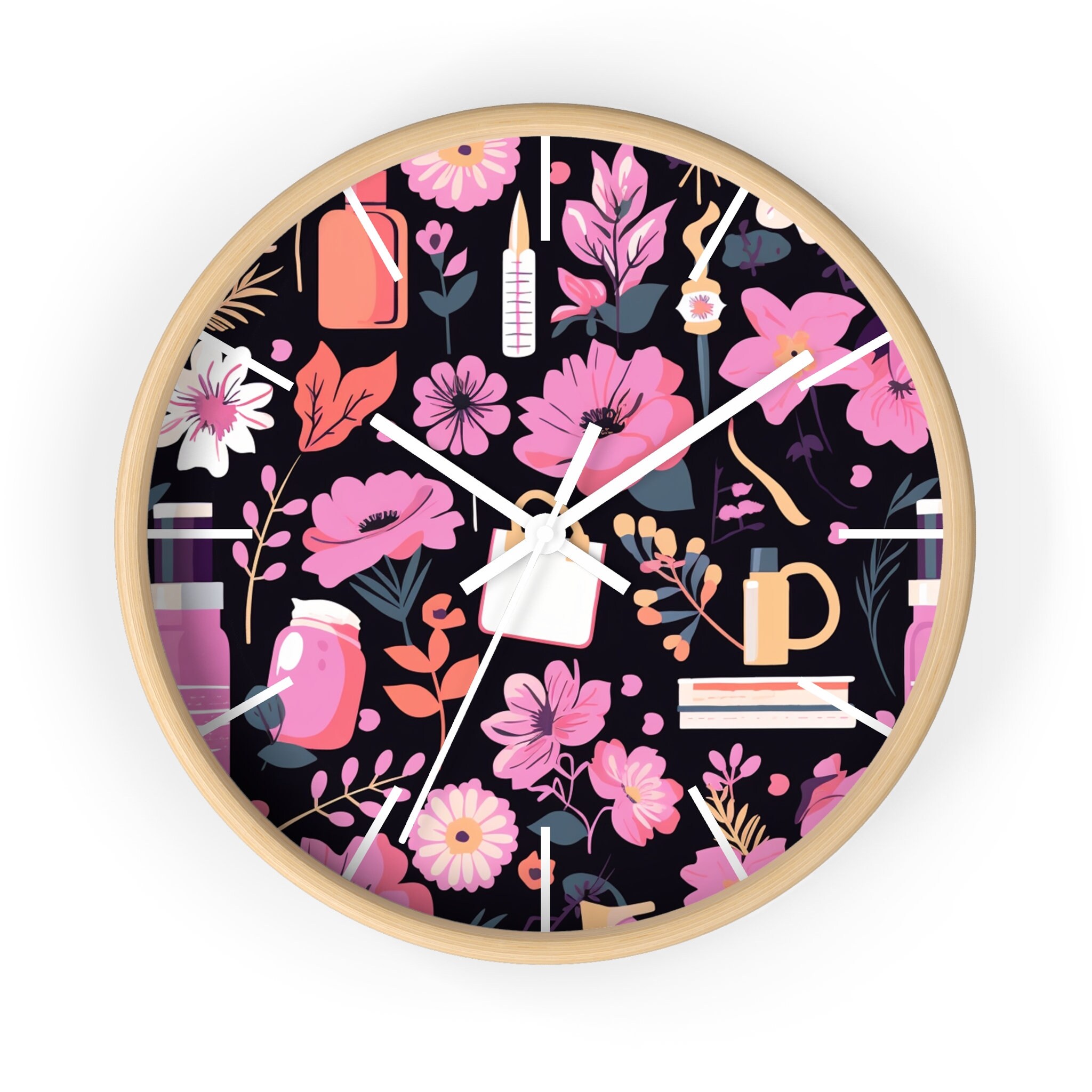 Girls Room Fashion Art Decor Stylish Chic Gift Idea Wall Clock - Etsy