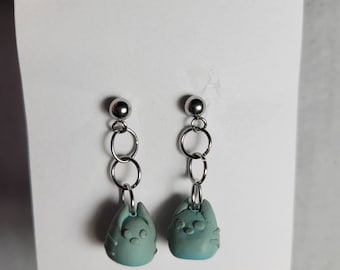 Söta Totoro-örhängen, Min granne Totoro, Söta örhängen, Roliga örhängen, Fairy Core, Cottagecore