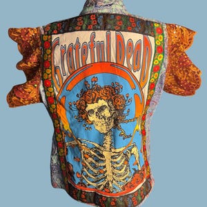 Upcycled Grateful Dead Dead and Co Tour Vest