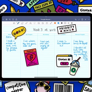 PRECROPPED, Goodnotes Stickers FUN PACK, ' Stickers for Goodnotes ...