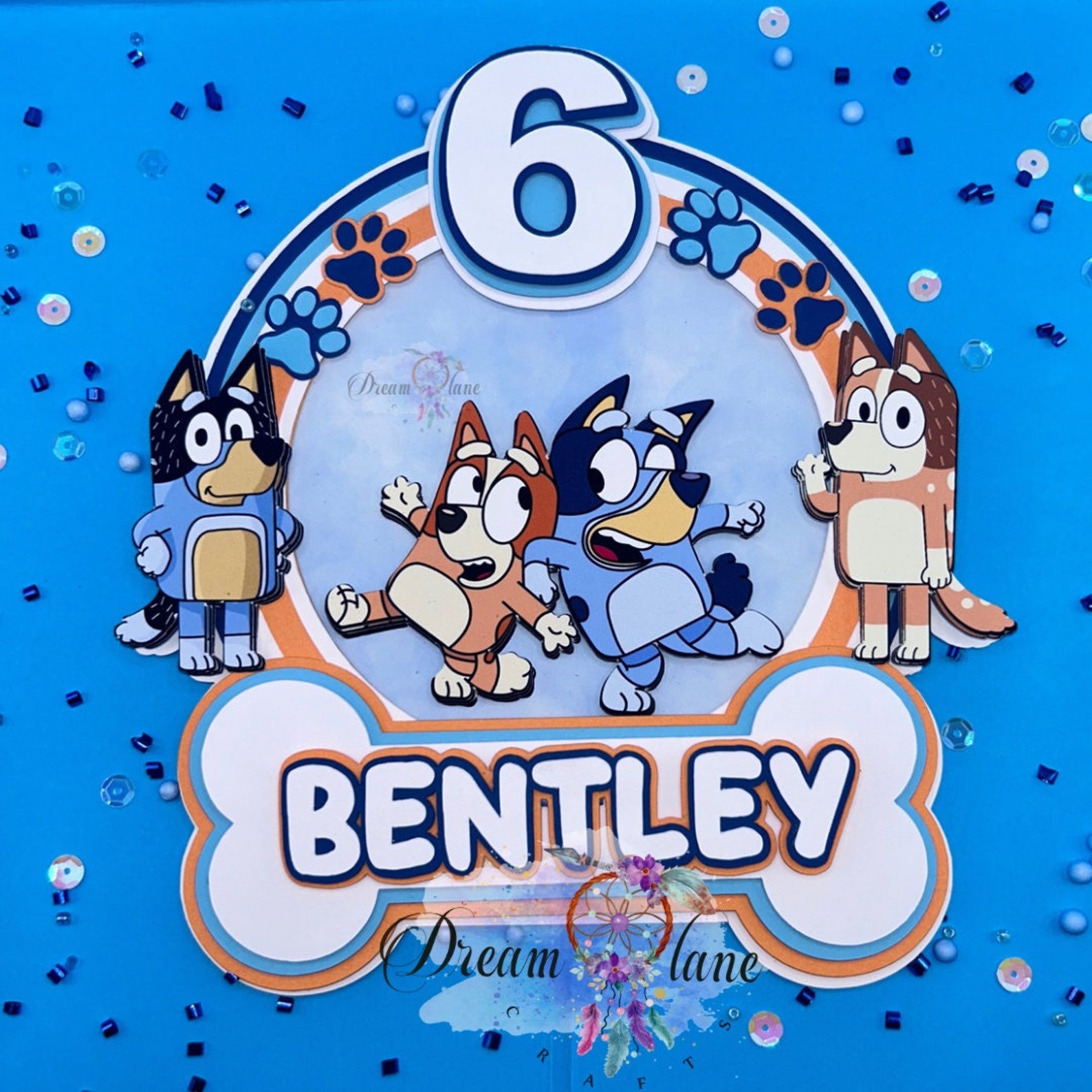 Gâteau Bluey gâteau d