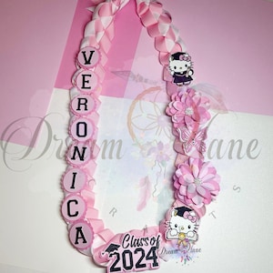 Graduation Lei Promotion Gift Lei Senior Night Gift Lei Braided Ribbon Lei Graduation Ribbon Lei Graduate Lei 2025 Senior graduation