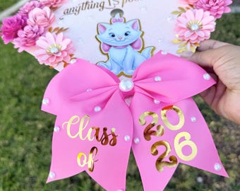 Custom Graduation Bow Personalized Graduation Cap Bow Graduation Cap Topper Bow Grad Cap Bow