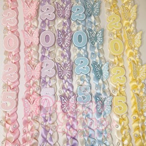 Coquette Graduation Lei Senior Night Gift Graduate Keepsake College Grad Ribbon Lei Viral Grad Lei Custom Grad Lei 2025