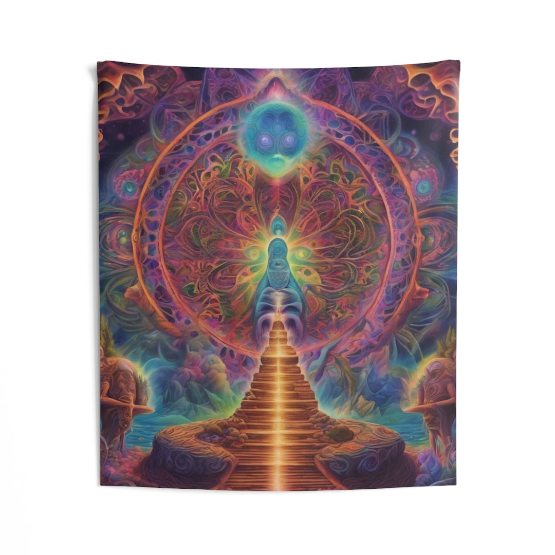 Cosmic Resonance Ripples/wall Tapestry/psychedelic Wall Hanging ...