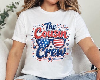The Cousin Crew Shirt | Patriotic 4th of July Family Matching Tee