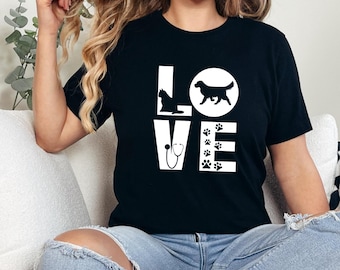 Vet Tech Shirt: Animal Lover Gift, Veterinary Apparel