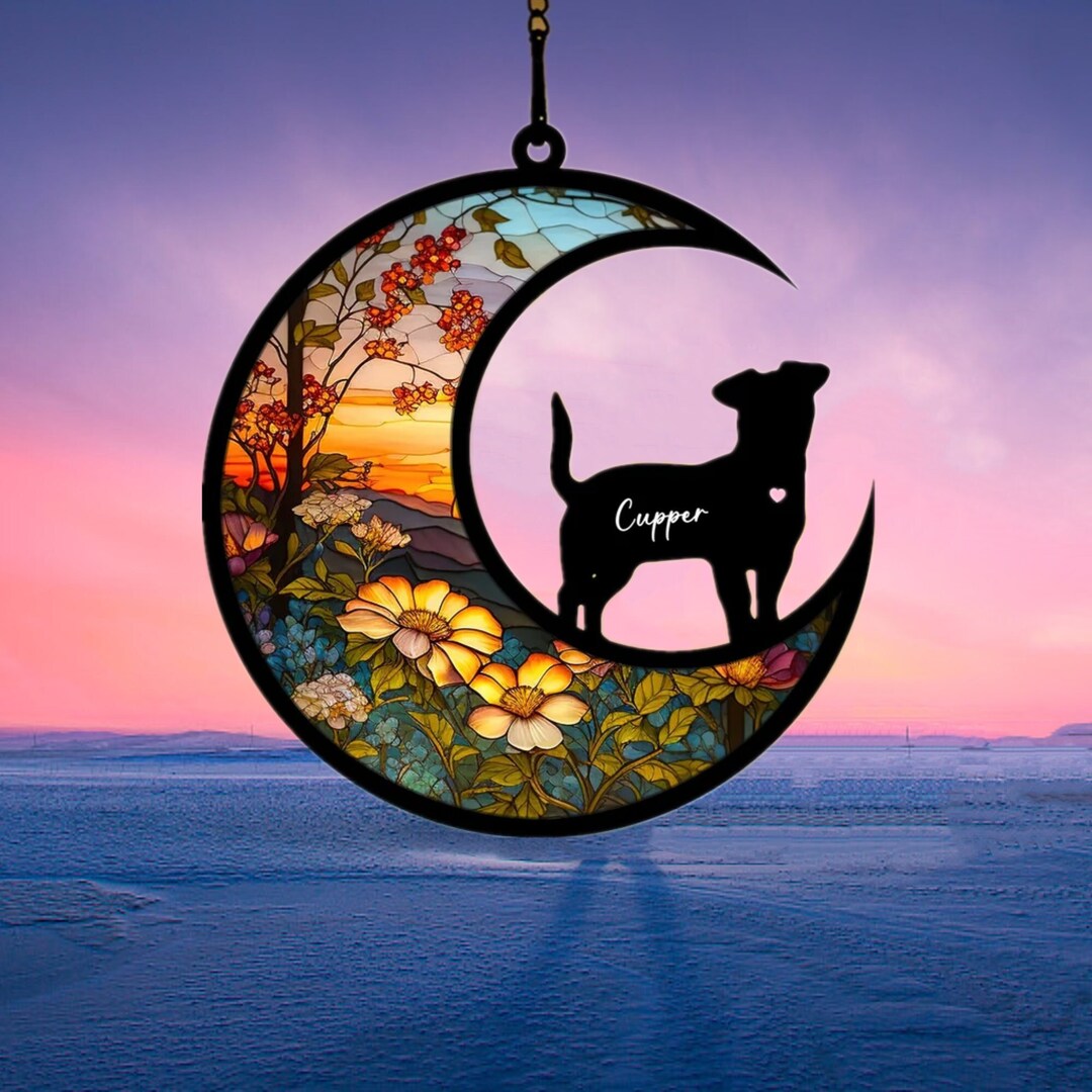 dog-ornament-dog-memorial-gifts-loss-of-dog-suncatcher-gift-etsy