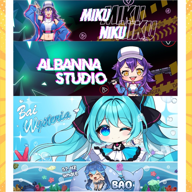 Christmas, personalised gift, gift, christmas gift, vtuber model, vtuber asset, Banner For Twitch, Discord Banner, Custom Banner,  twitch banner, youtube banner, banner, twitch