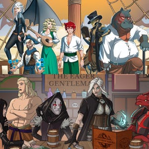 DND party custom art commission, DND character portrait, Character design, group portrait, DnD Commission, fantasy illustration,Campaign Art