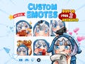 Custom Twitch Emotes, Animated Emotes, Vtuber Emotes, Kick Emotes, Sub Emote, Anime Emote, Pet Animal Emote For Your Stream Youtube Facebook product logo