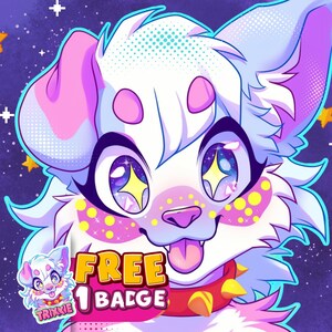 furry, furry art, furry commission, furry art commission, icon, anime, avatar, gift, furry head, cyberpunk, personalized gift, mlp, furry paws