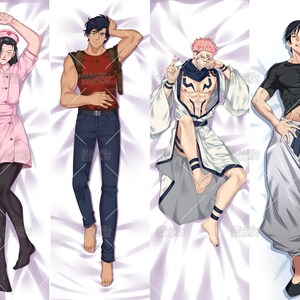 Custom Anime Husbando Dakimakura Body Pillow Commission Featuring Handsome Anime Male Characters and Cosplay Designs | Personalized Anime Hug Pillow Cover Art | Sexy Anime Dakimakura for Otaku Bedroom Decor and Anime Fans