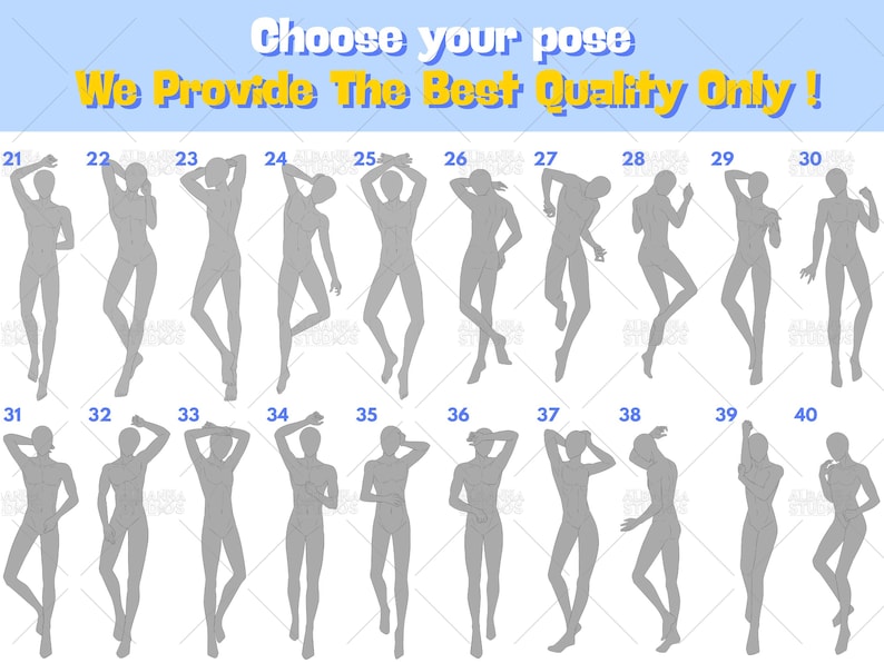 Anime Dakimakura Male Pose Reference Sheet for Custom Body Pillow Commission | Choose Your Husbando Pose for Personalized Anime Hug Pillow Cover | Premium Dakimakura Pose Guide with 20 Male Anime Character Pose Options
