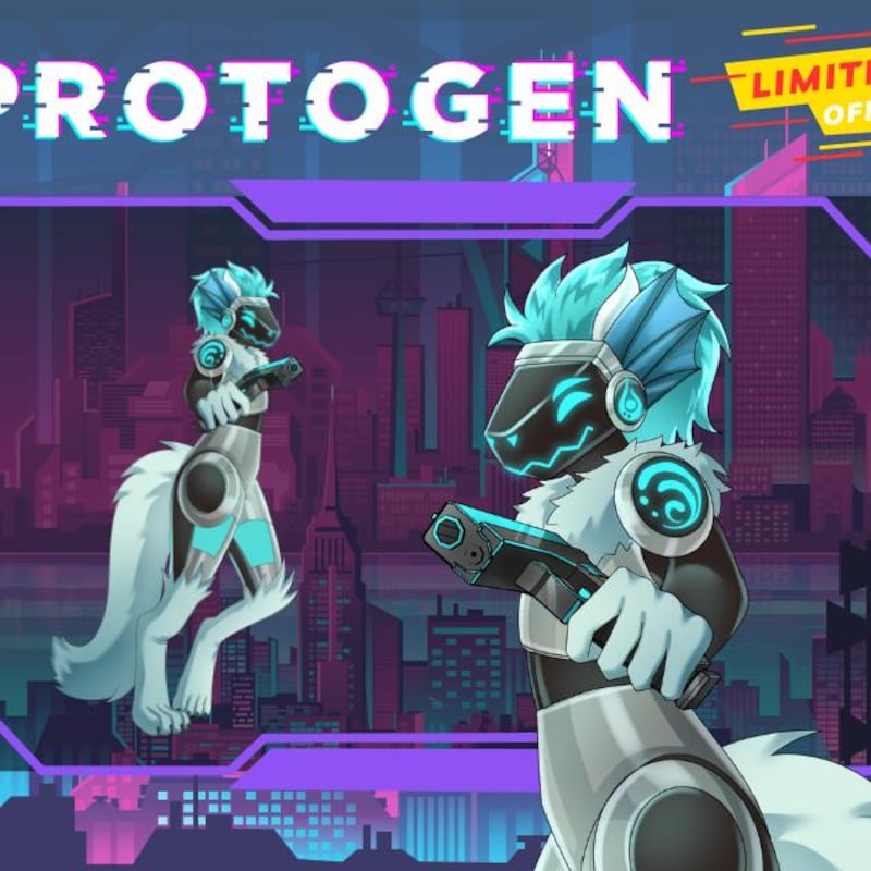 Protogen Pfp - Etsy