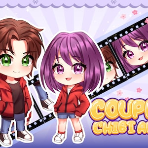 Ilustración de personaje Chibi personalizado: Chibi lindo personalizado / Personaje de anime / Chibi PFP / Chibi Fanart / Chibi lindo / Mascota Chibi / Anime lindo