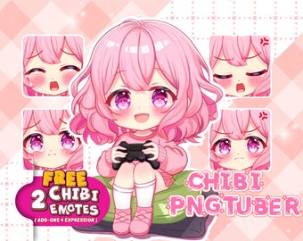 Custom Chibi PNGTuber | Pngtuber Commission | PNG Model | Chibi Streaming Avatar | Vtuber model Affordable