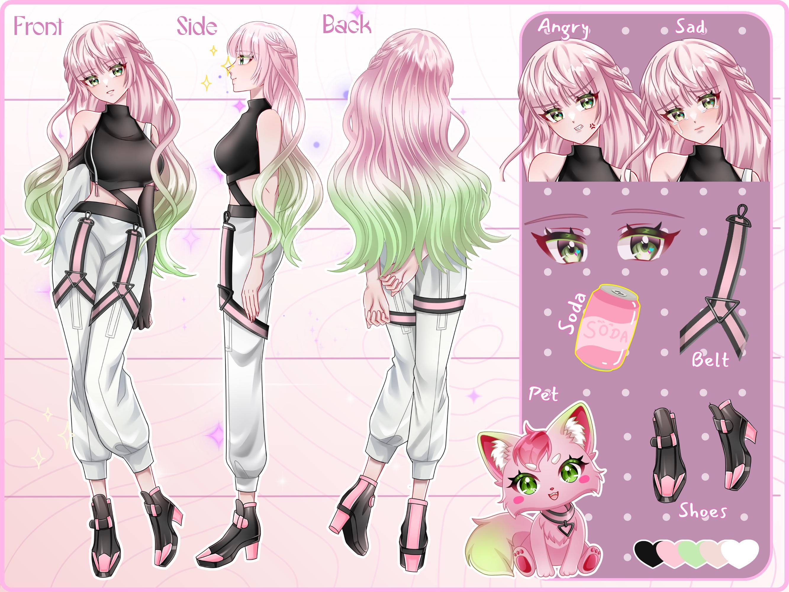 Custom Character Reference Sheet for Your Avatar | Custom Reference ...