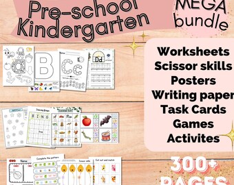 Mega Preschool Bundle - Etsy