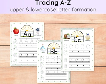 Alphabet Tracing Worksheets (A-Z)