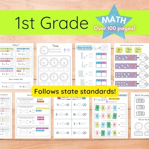 1st Grade Math Worksheets